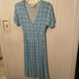 Vineyard vines v neck short sleeve casual dress